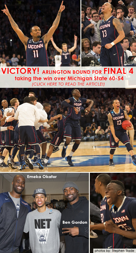 Read article as Uconn Men Head to Final 4 in Arlington, Texas