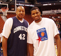 Donyell Marshall and Rudy Gay