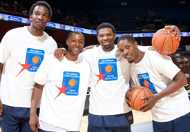 Hasheem Thabeet, A.J. Price, Rashad Anderson & Jerome Dyson